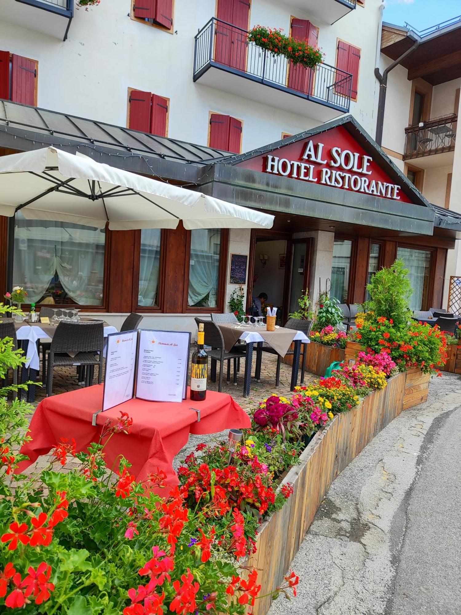 Al Sole Hotel Ristorante Dal 1870 皮耶韦迪卡多雷 外观 照片